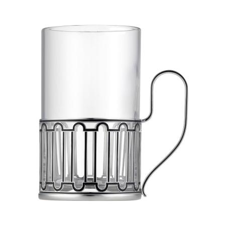 СЕРЕБРЯНЫЙ ПОДСТАКАННИК "НАБЕРЕЖНАЯ ФОНТАНКИ" 47245 – РУССКИЕ САМОЦВЕТЫ