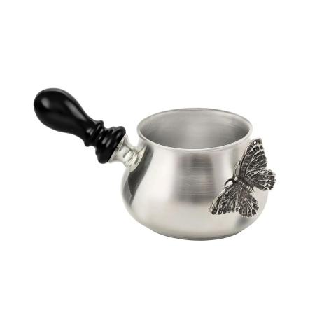 МОЛОЧНИК К ТУРКЕ ДЛЯ КОФЕ "БАБОЧКА" ПОСЕРЕБРЕННЫЙ – КОЛЬЧУГИНСКИЙ МЕЛЬХИОР