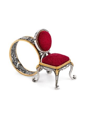 СЕРЕБРЯНОЕ КОЛЬЦО ДЛЯ САЛФЕТОК "ДВЕНАДЦАТЫЙ СТУЛ" – АЛЬТМАСТЕР