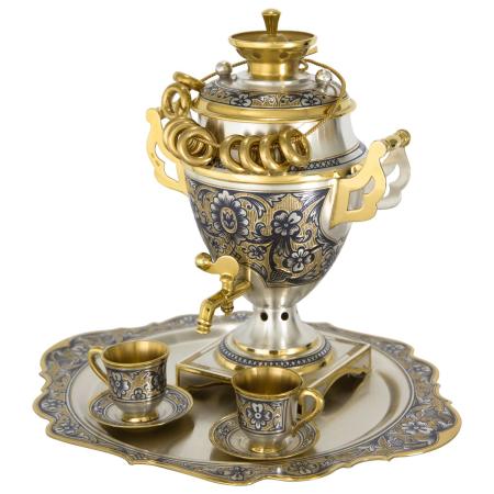 СЕРЕБРЯНЫЙ НАБОР "ГОСТЕПРИИМСТВО" – СЕВЕРНАЯ ЧЕРНЬ