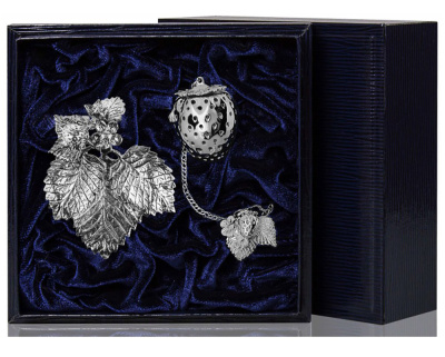 СЕРЕБРЯНОЕ СИТЕЧКО ДЛЯ ЧАЯ "ЯГОДКА" №2 – АРГЕНТА