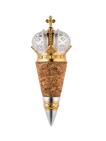 СЕРЕБРЯНЫЙ ПРОБОЧНИК "ИМПЕРАТОРСКАЯ КОРОНА" С ПОЗОЛОТОЙ – АЛЬТМАСТЕР