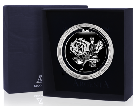 СЕРЕБРЯНАЯ ЗАКЛАДКА ДЛЯ КНИГ "ЦВЕТОК" – АРГЕНТА