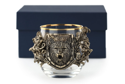 СТАКАН ДЛЯ ВИСКИ "ОХОТА - РЫСЬ" CLASSIC 