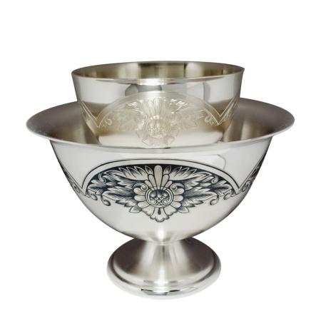 СЕРЕБРЯНАЯ ВАЗА - ИКОРНИЦА  АРТ. 40130105А05 – СЕВЕРНАЯ ЧЕРНЬ