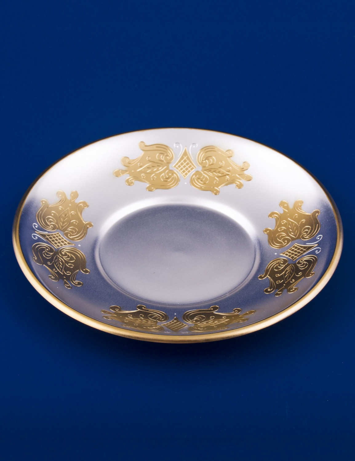 СЕРЕБРЯНАЯ ЧАЙНАЯ ЧАШКА "№11" С ПОЗОЛОТОЙ – МСТЁРСКИЙ ЮВЕЛИР