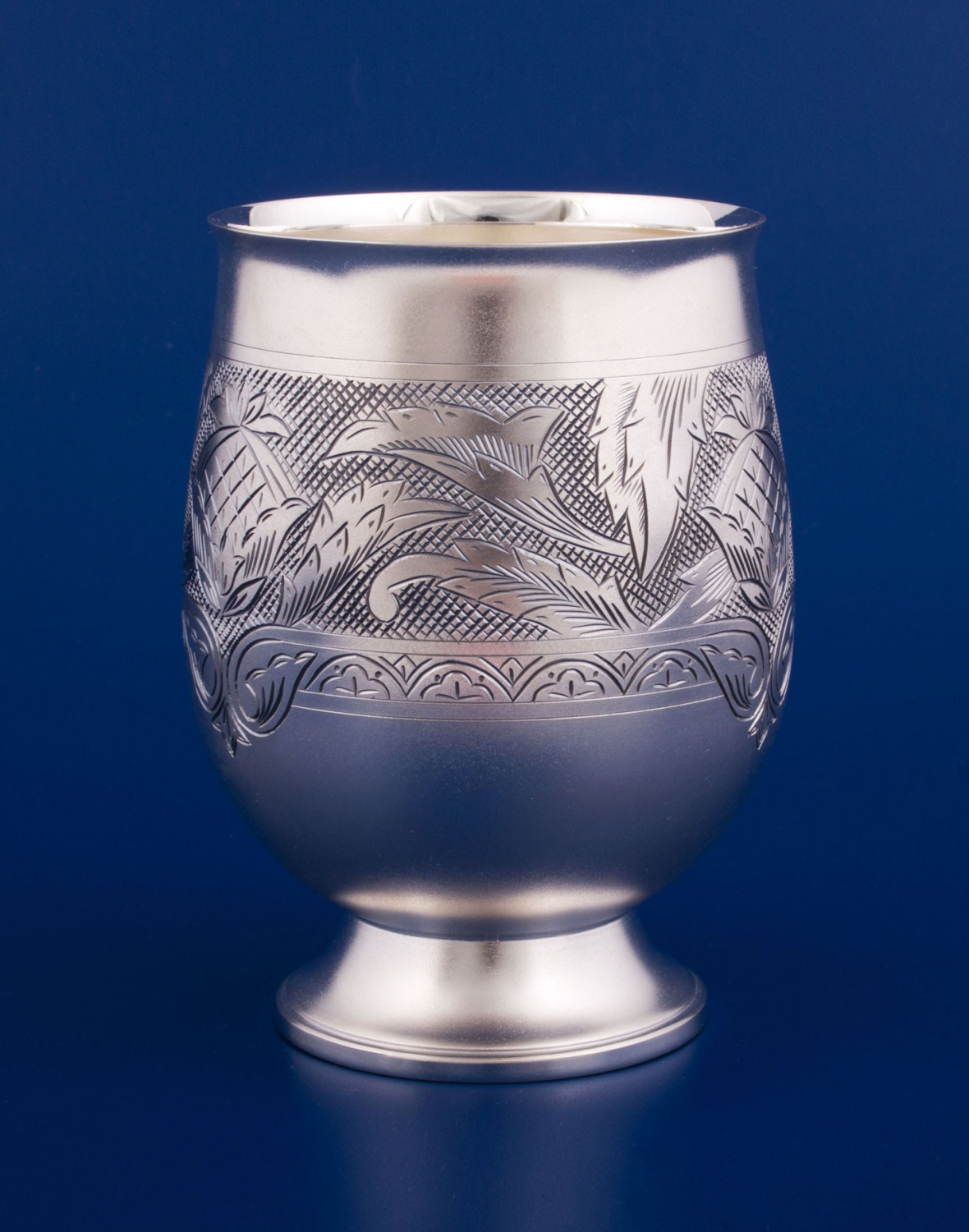 СЕРЕБРЯНЫЙ СТАКАН №40 "РИВЬЕРА" 170 МЛ. – МСТЁРСКИЙ ЮВЕЛИР