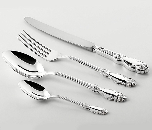 "Роза" посеребренная "Роза" посеребренная