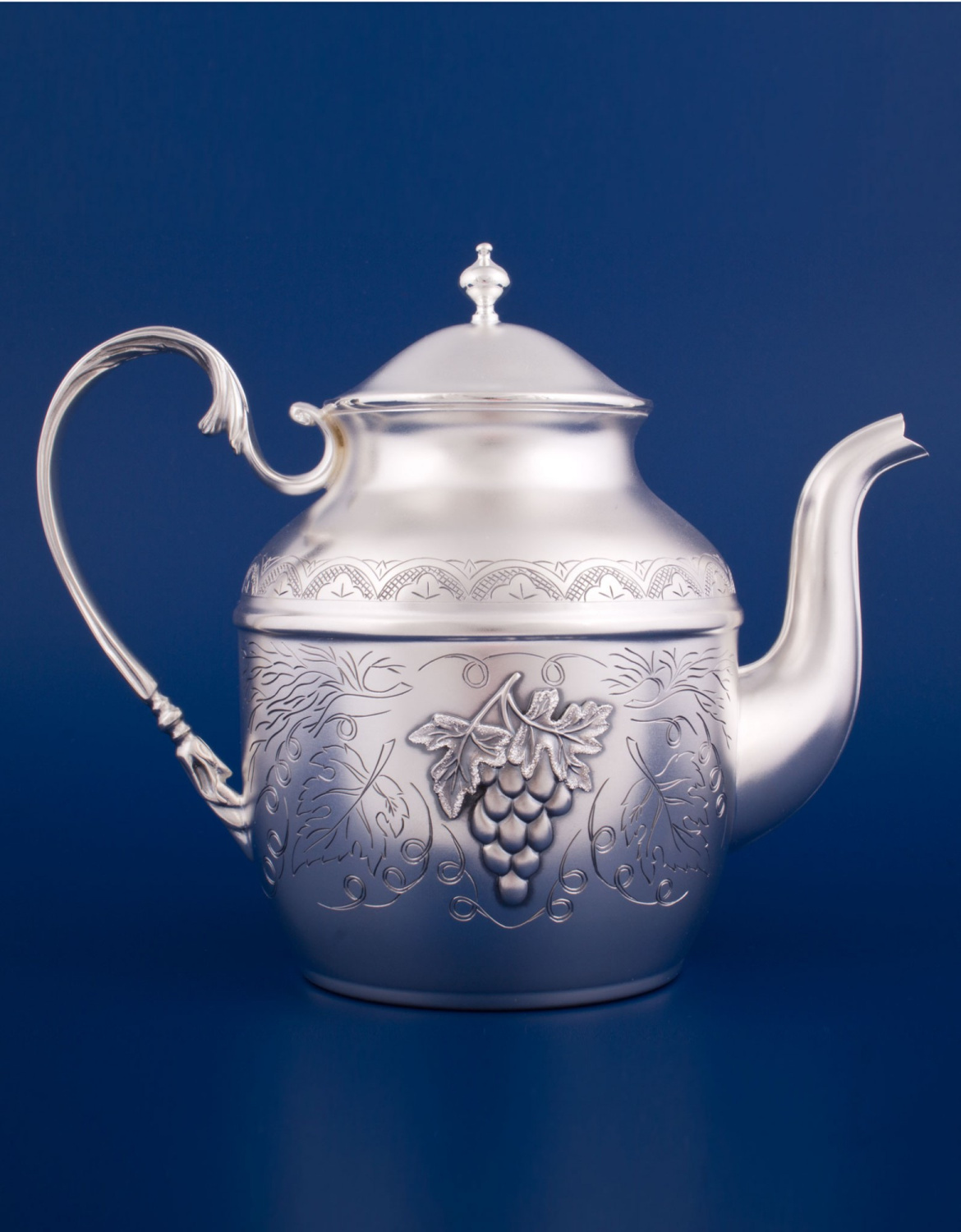 СЕРЕБРЯНЫЙ ЧАЙНИК "№21" – МСТЁРСКИЙ ЮВЕЛИР