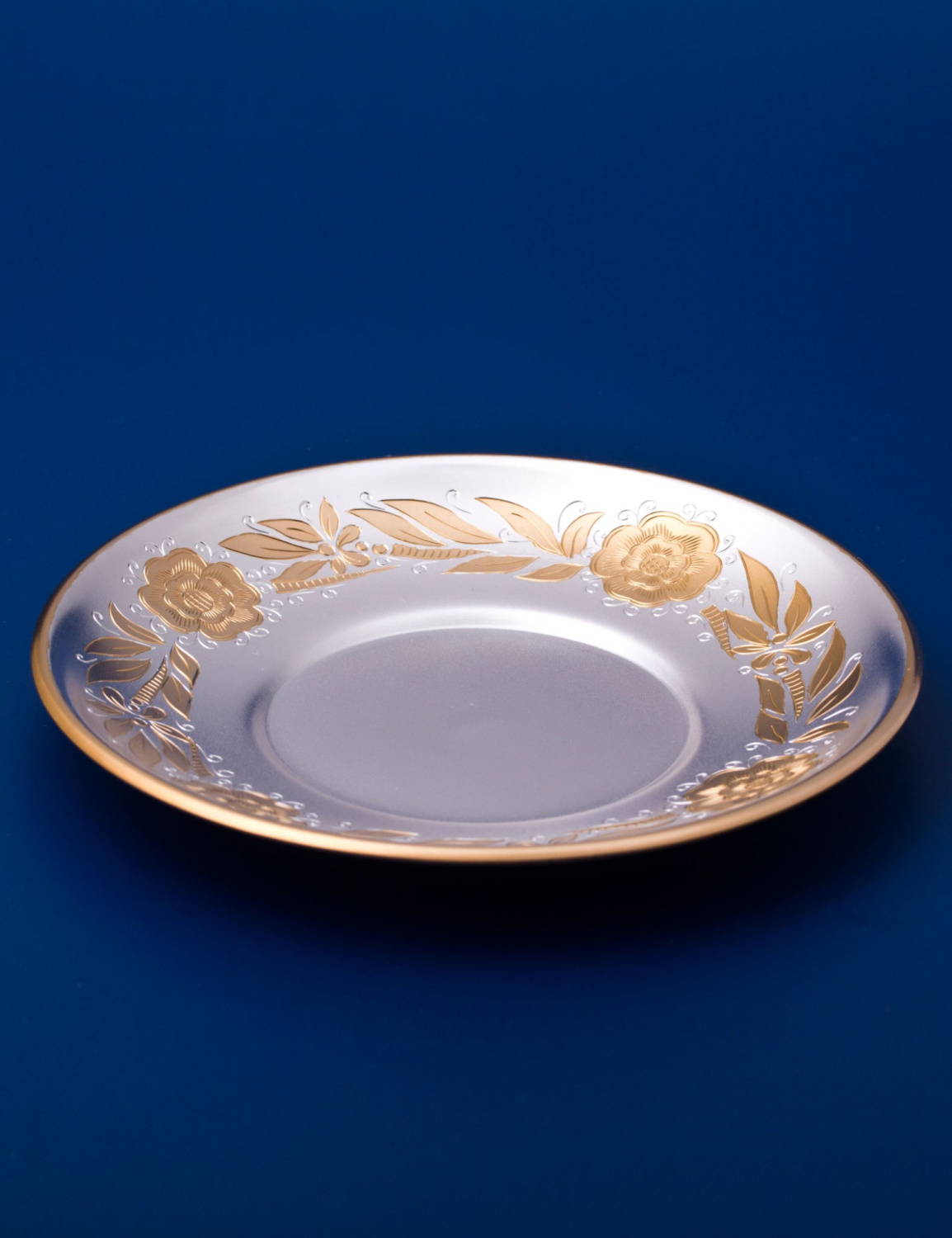 СЕРЕБРЯНАЯ ЧАЙНЫЙ НАБОР "№3" С ПОЗОЛОТОЙ – МСТЁРСКИЙ ЮВЕЛИР