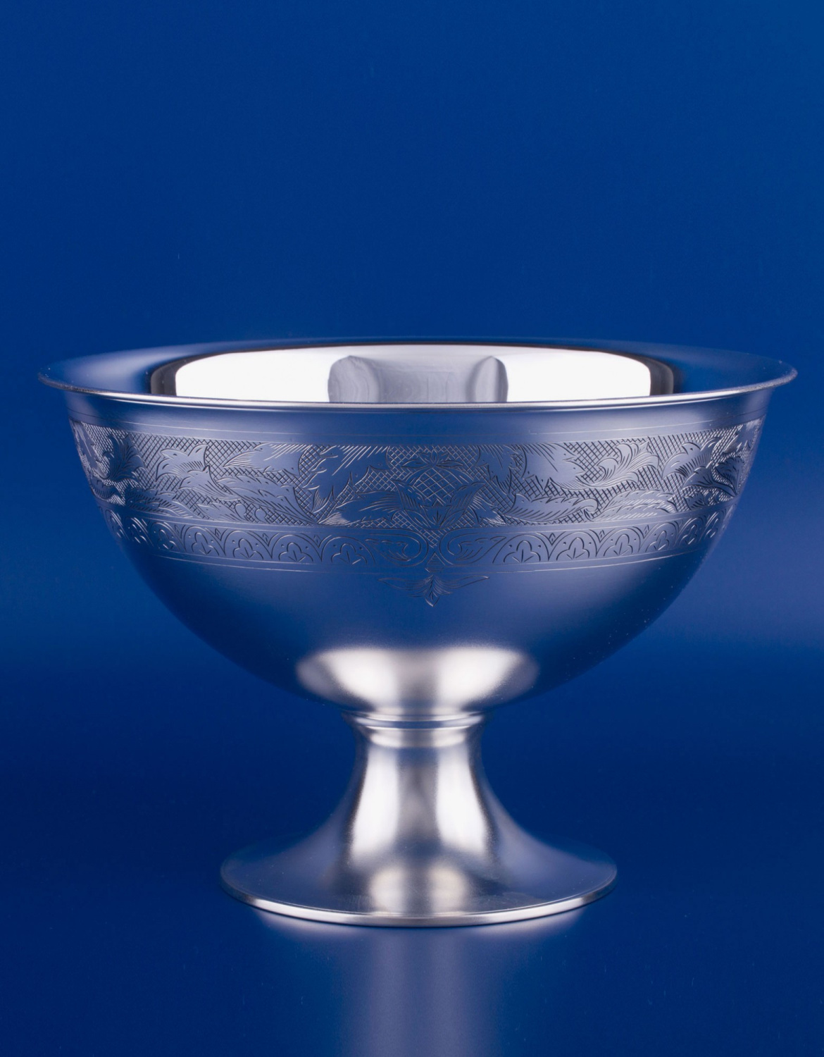 СЕРЕБРЯНАЯ ВАЗА ДЛЯ КОНФЕТ "№1" – МСТЁРСКИЙ ЮВЕЛИР