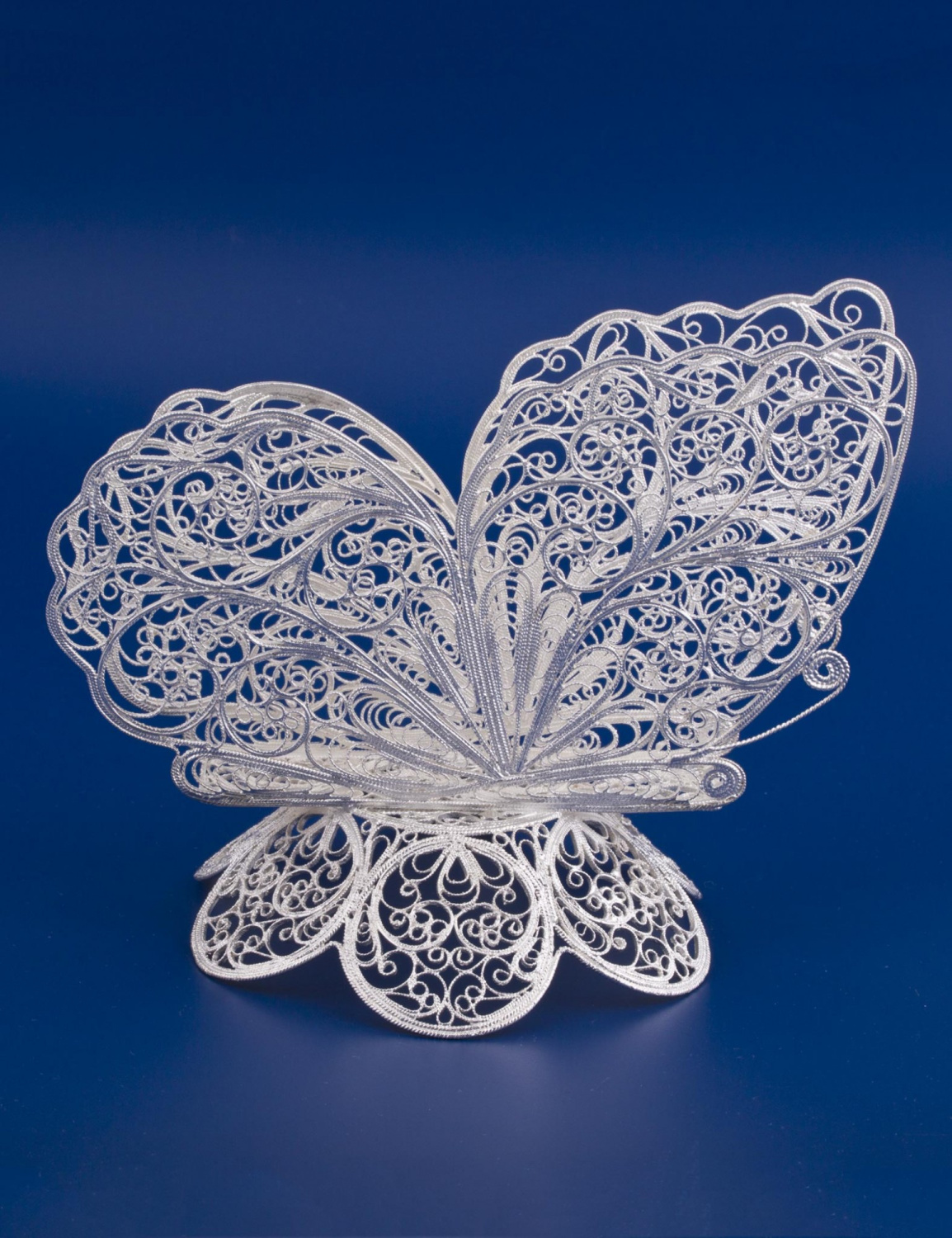 СЕРЕБРЯНАЯ САЛФЕТНИЦА "БАБОЧКА" – МСТЁРСКИЙ ЮВЕЛИР