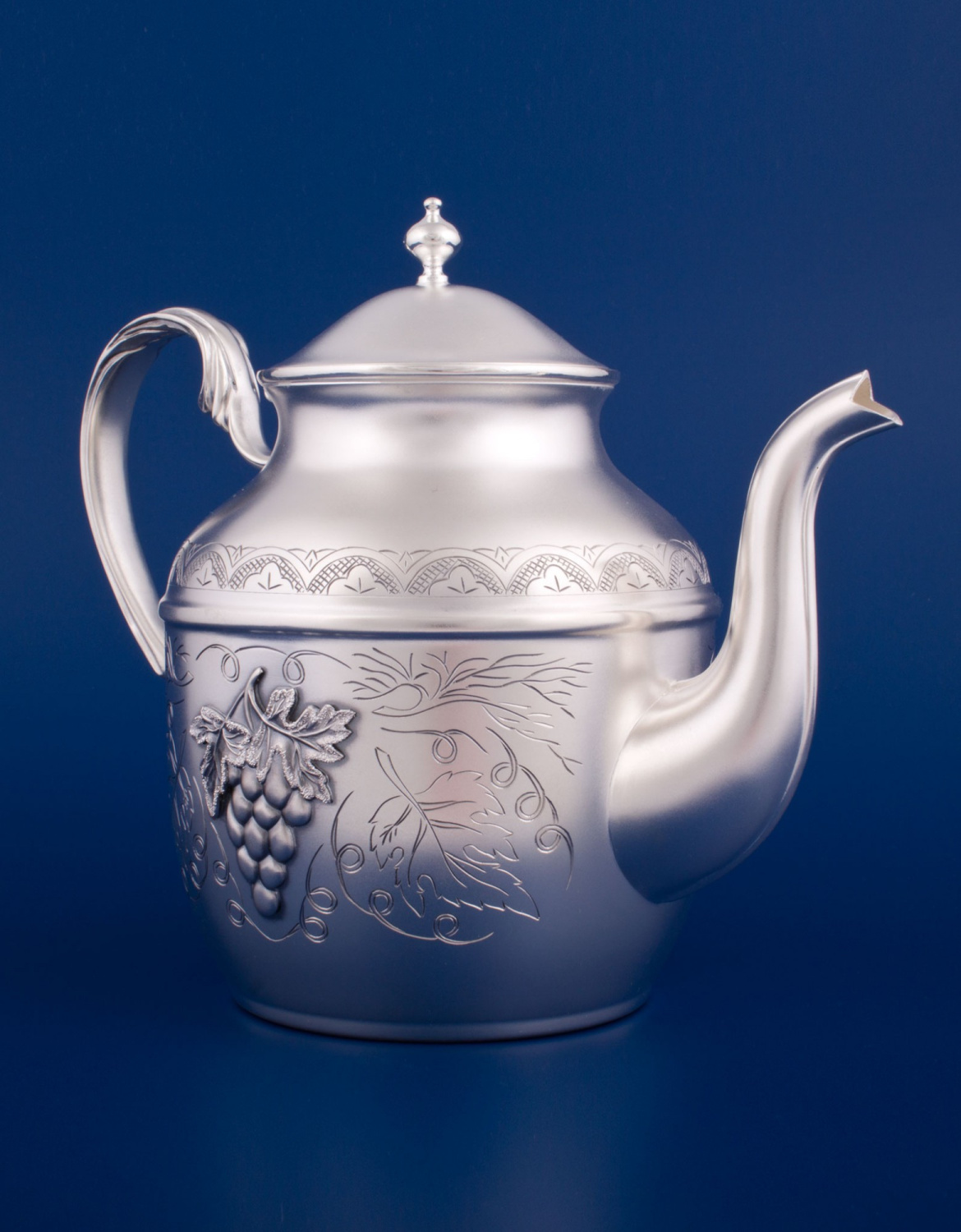 СЕРЕБРЯНЫЙ ЧАЙНИК "№21" – МСТЁРСКИЙ ЮВЕЛИР