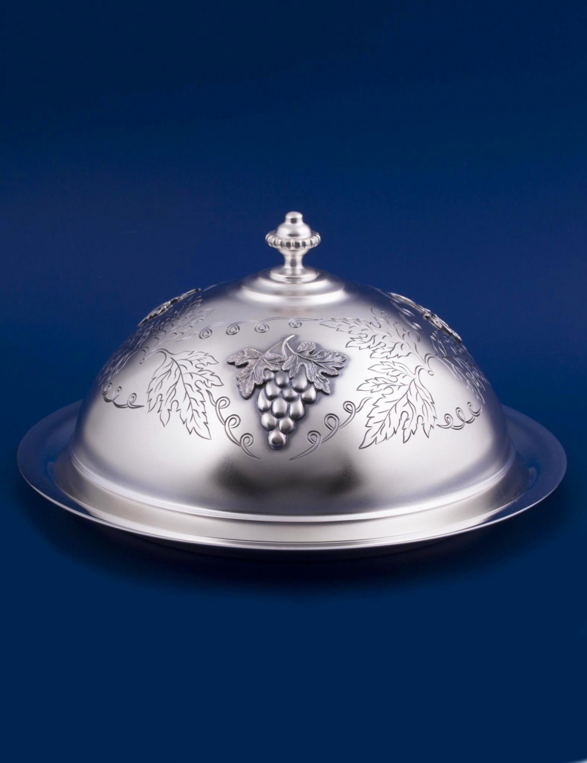 СЕРЕБРЯНАЯ МАСЛЕНКА "ВИНОГРАДНАЯ ЛОЗА" – МСТЁРСКИЙ ЮВЕЛИР