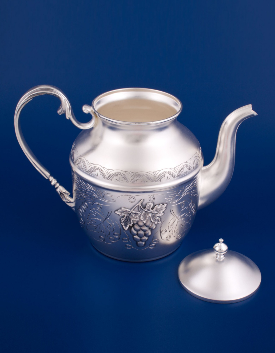 СЕРЕБРЯНЫЙ ЧАЙНИК "№21" – МСТЁРСКИЙ ЮВЕЛИР