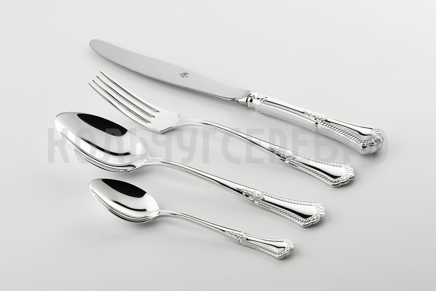 СТОЛОВЫЙ НАБОР ИЗ СЕРЕБРА "ФАВОРИТ" (4 ПРЕДМЕТА) – АРГЕНТА